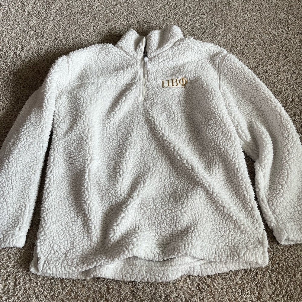 Pi Beta Phi Sherpa quarter zip